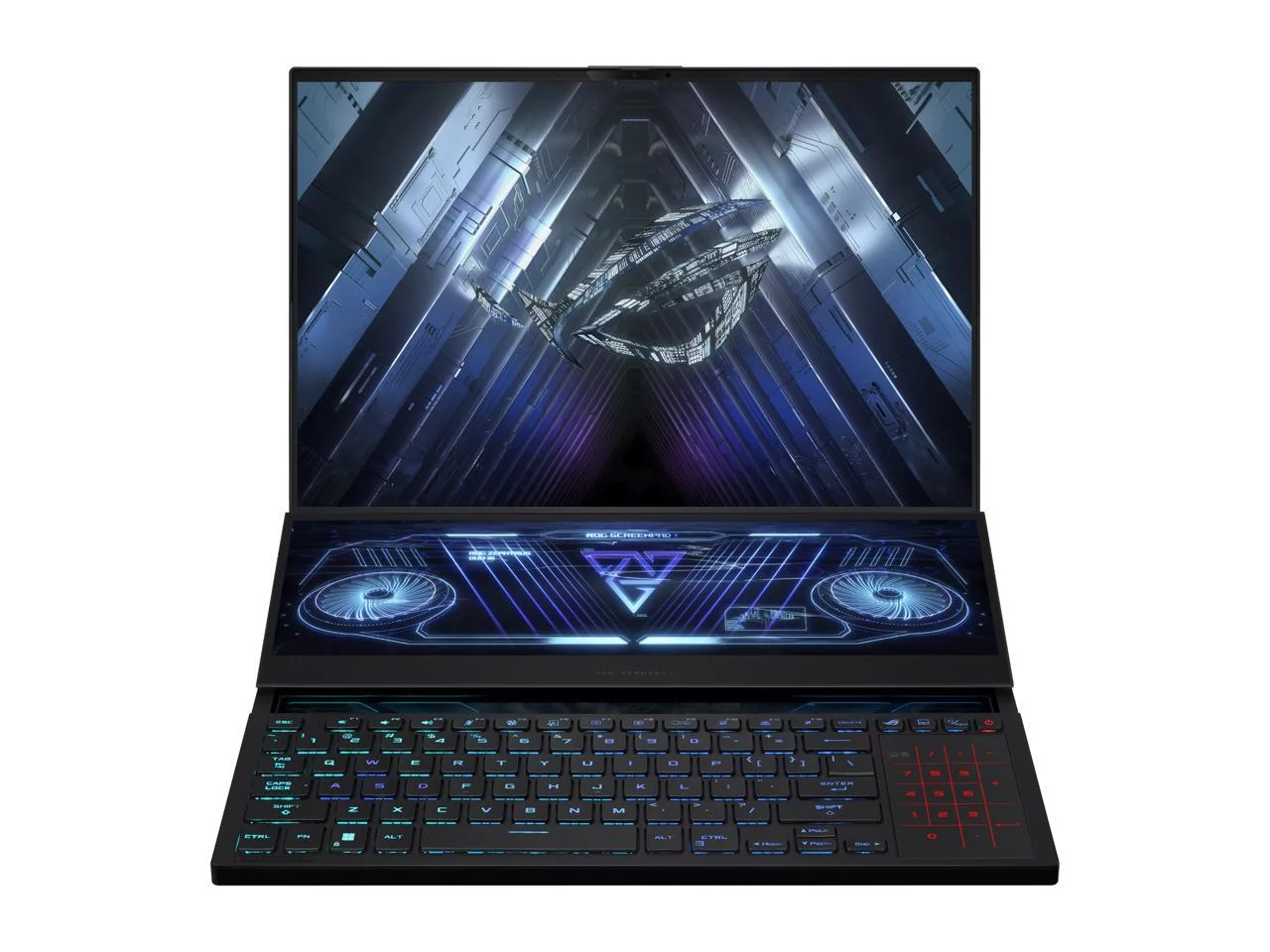 ASUS ROG Zephyrus Duo 16 (2022) Gaming Laptop, 16" 165Hz ROG Nebula HDR QHD 16:10 Display, NVIDIA GeForce RTX 3070 Ti, AMD Ryzen 9 6900HX, 32GB DDR5