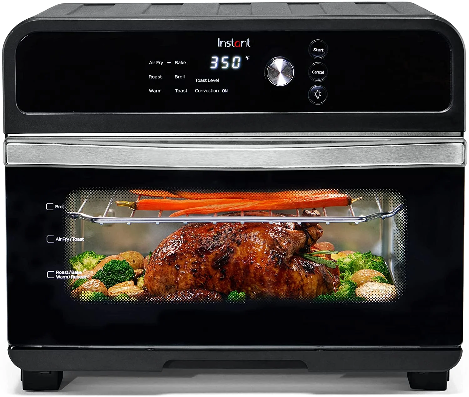 Instant Vortex Plus Air Fryer Oven  6 Quart  From the Makers of Instant Pot  6-in-1  Broil  Roast  Dehydrate  Bake  Non-stick and Dishwasher-Safe