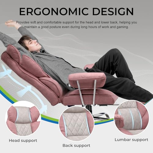 GTRACING Gaming Chair,Office Chair with Pocket Spring Lumbar Support