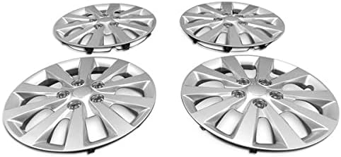 16 inch Hubcap for 2013-2019 Nissan Sentra Wheel Cover 16 in Hub Cap Silver - Set of 4 Pcs