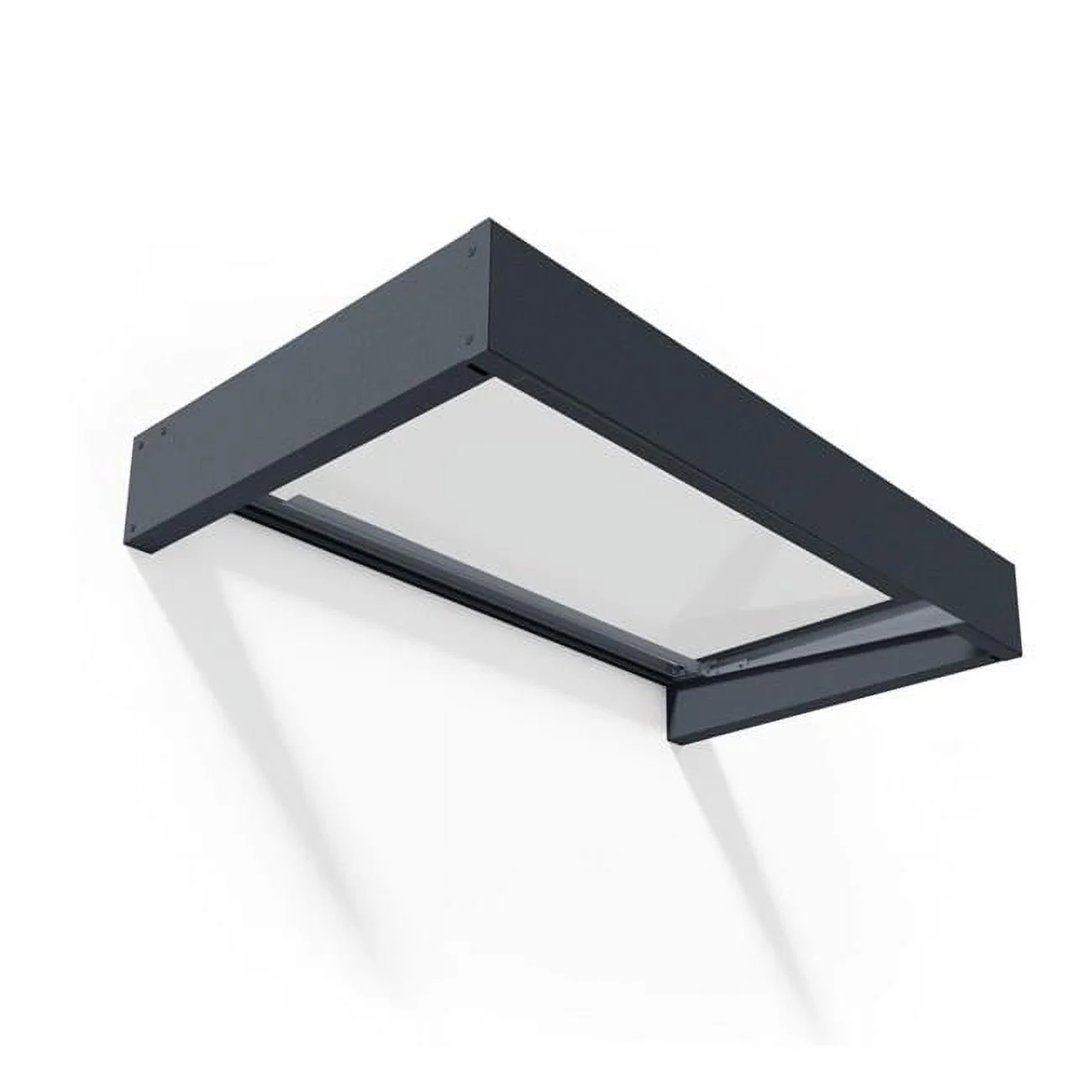 Palram - Canopia  5 x 3 in. Sophia 1600 Awning Kit, Gray & Clear