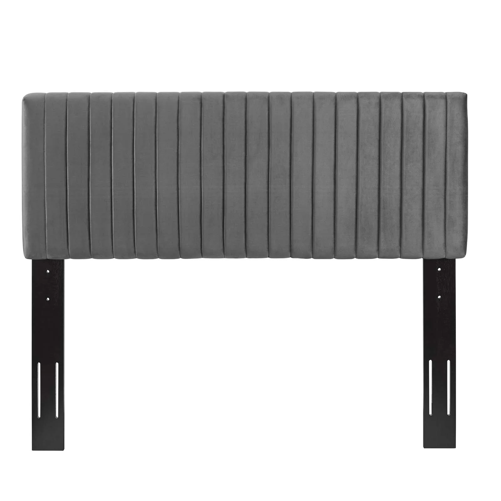 Modway Keira King/California King Performance Velvet Headboard in Gray