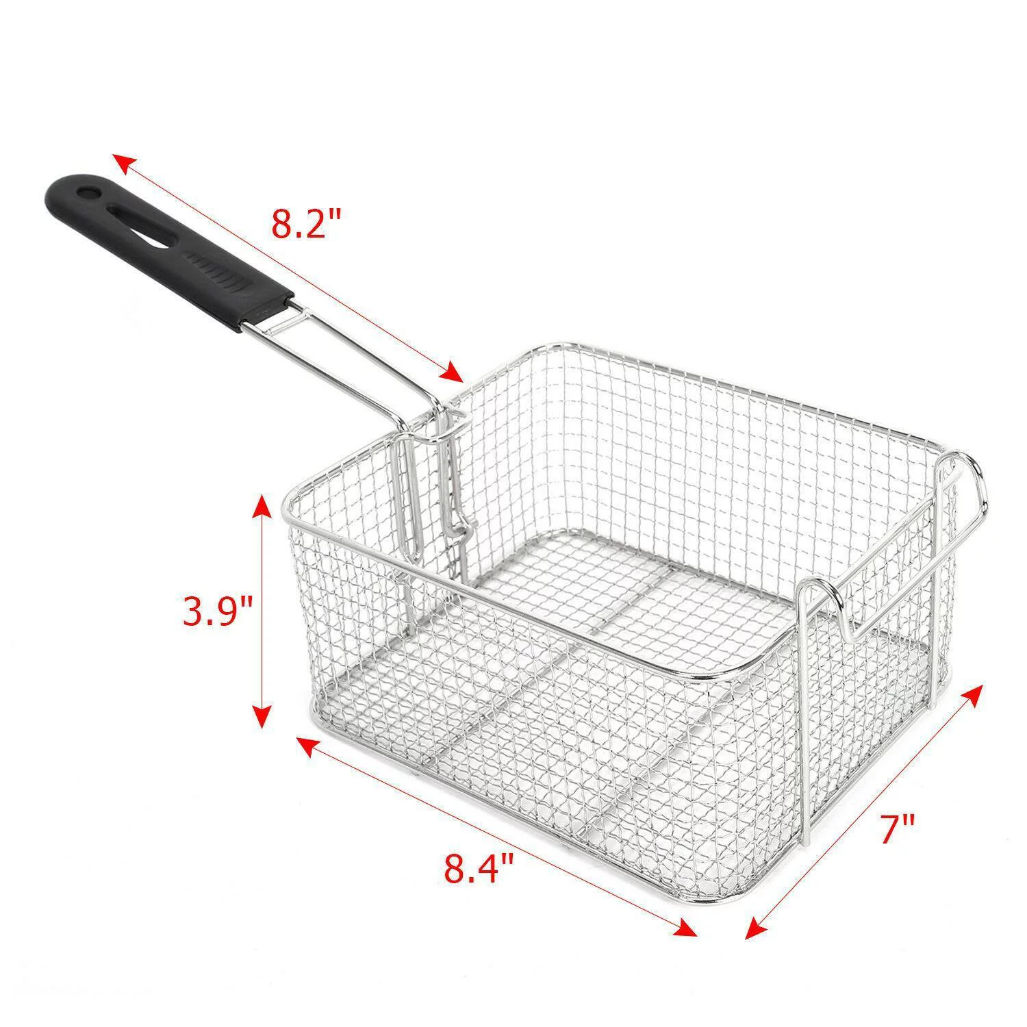 Electric Deep Fryer w/ Stainless Steel Design and 2 Fry Baskets, 5000W, 12L