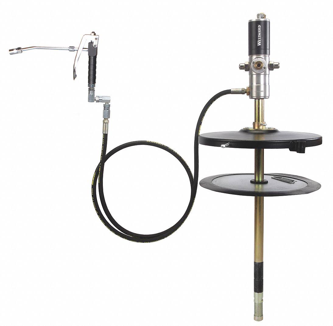 Westward 3APE8 Grease Pump,25 to 50 lb. Containers,50:1