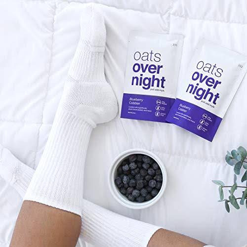 Oats Overnight Plant Based - Blueberry Cobbler - Premium High-Protein, Low-Sugar, Gluten-Free (2.6oz per Pack)