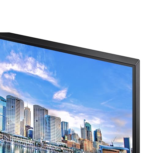 SAMSUNG FT45 Series 27-Inch FHD 1080p Computer Monitor, 75Hz, IPS Panel, HDMI, USB Hub, Height Adjustable Stand, 3 Yr WRNTY (LF27T450FQNXGO),Black