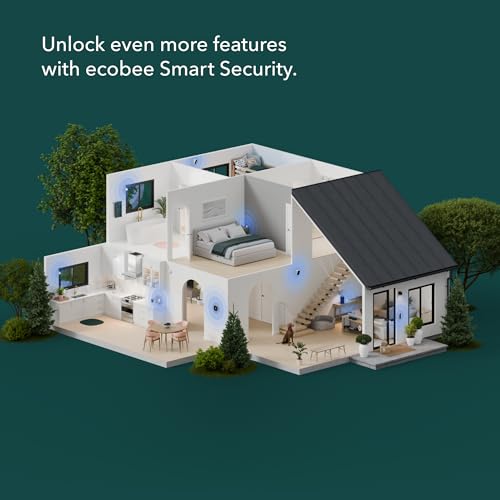 ecobee Smart Video Doorbell Camera (Wired) - with Industry Leading HD Camera, Smart Security, Night Vision, Person and Package Sensors, 2-Way Talk