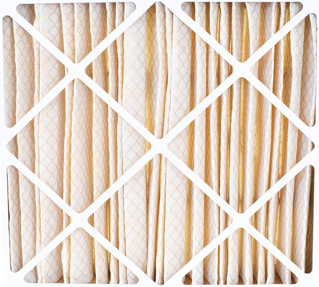 Filterbuy 22x24x5 MERV 11 Pleated HVAC AC Furnace Air Filters for Amana and Goodman (4-Pack)