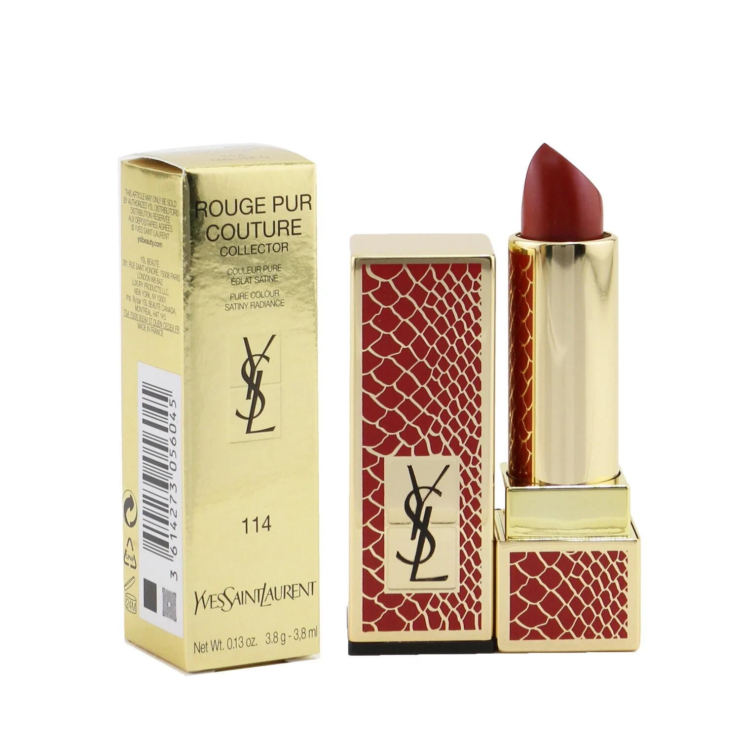 Yves Saint Laurent Rouge Pur Couture (Wild Edition) - # 119 Light Me Red  3.8g/0.13oz
