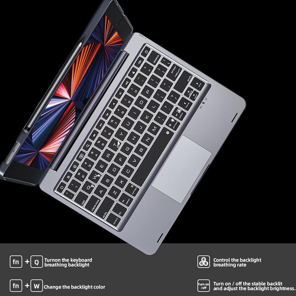 doqo Magnetic Keyboard Case for iPad Air 5th Generation(2022)/iPad Air 4th Generation(2020), iPad Pro 11 2018/2020/2021