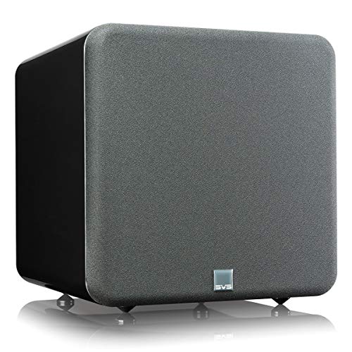 SVS SB-1000 Pro 10 Inch Sealed Subwoofer with SoundPath Wireless Audio Adapter (Black Ash)