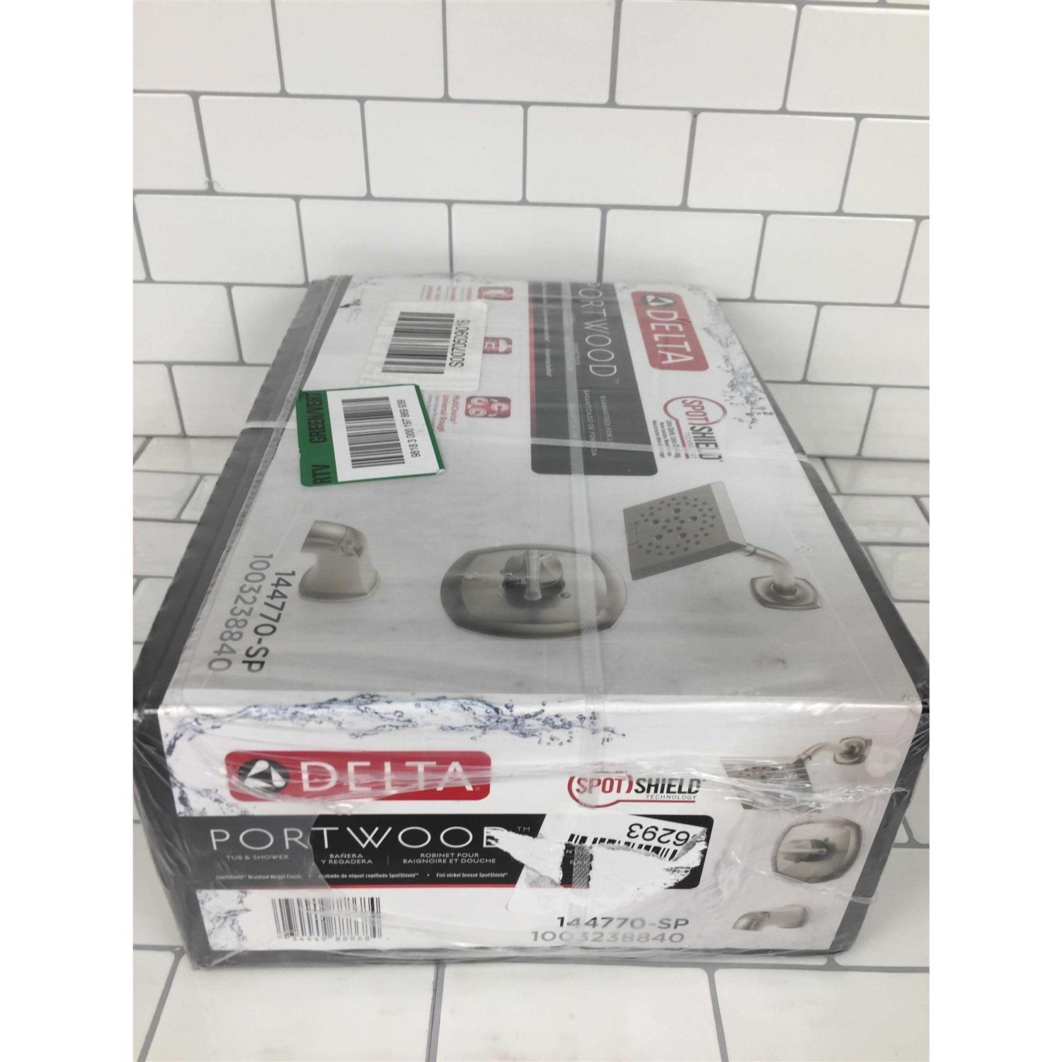 Delta Portwood Single Handle 5 Spray Tub and Shower Faucet with H2Okinetic - Shop Hardware Tools Online Store
