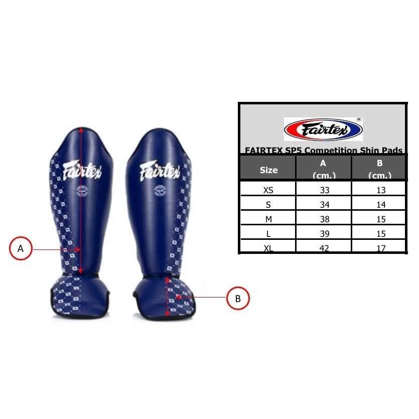 Fairtex Competition Muay Thai Shin Guards - Sports Supplies Online Store