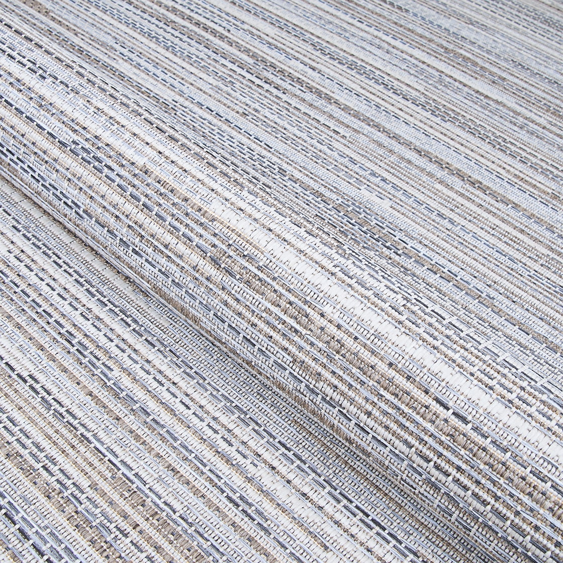 Couristan Monte Carlo Coastal Breeze Indoor/Outdoor Area Rug, 3'9" x 5'5", Taupe-Champagne