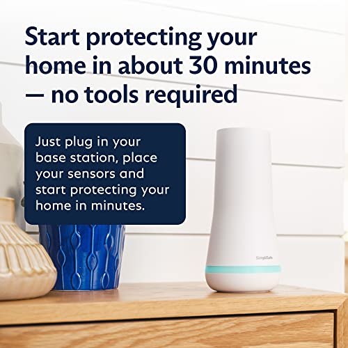 SimpliSafe 12 Piece Wireless Home Security System w/HD Camera - Optional 24/7 Professional Monitoring - No Contract