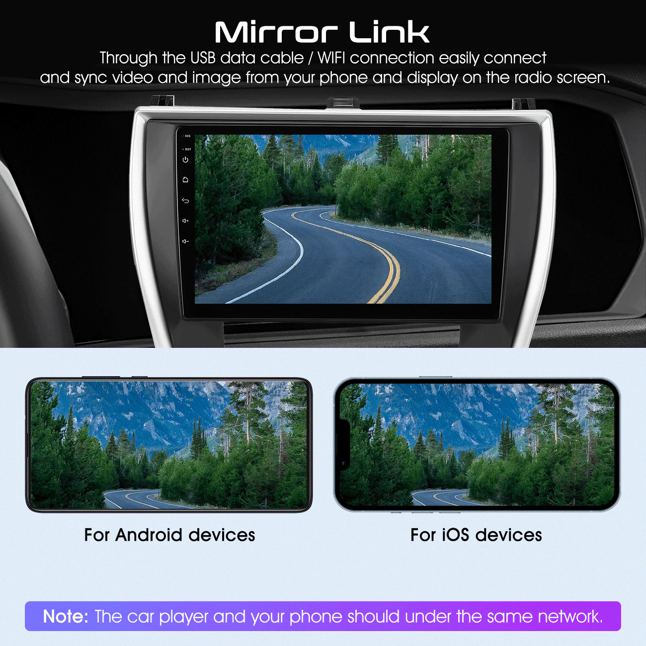 For 2015-2017 Toyota Camry 10.1in Carplay Android 12 Car Stereo Radio GPS Navi