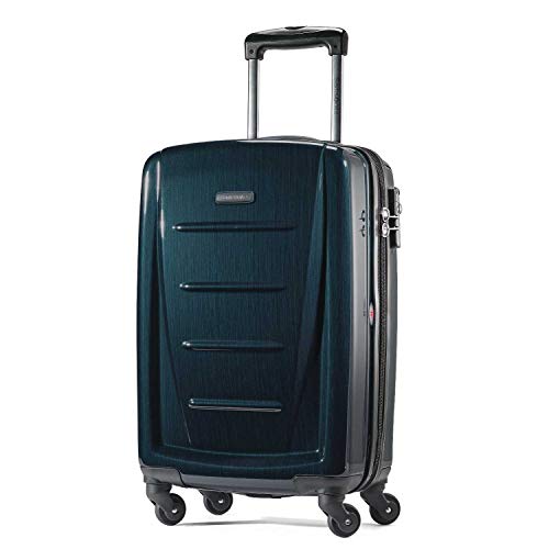 Samsonite Winfield 2 Hardside Expandable Luggage with Spinner Wheels, Brushed Anthracite, Checked-Large 28-Inch