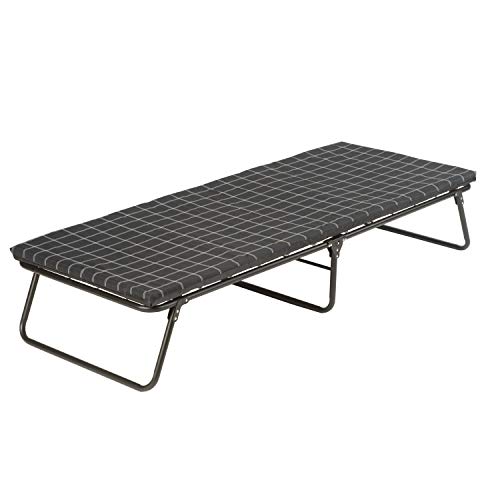 Coleman ComfortSmart Big & Tall Cot with Mattress Pad, Folding Steel Camp Bed with Plush Pad for Comfortable Sleeping, Great for Camping, Lounging