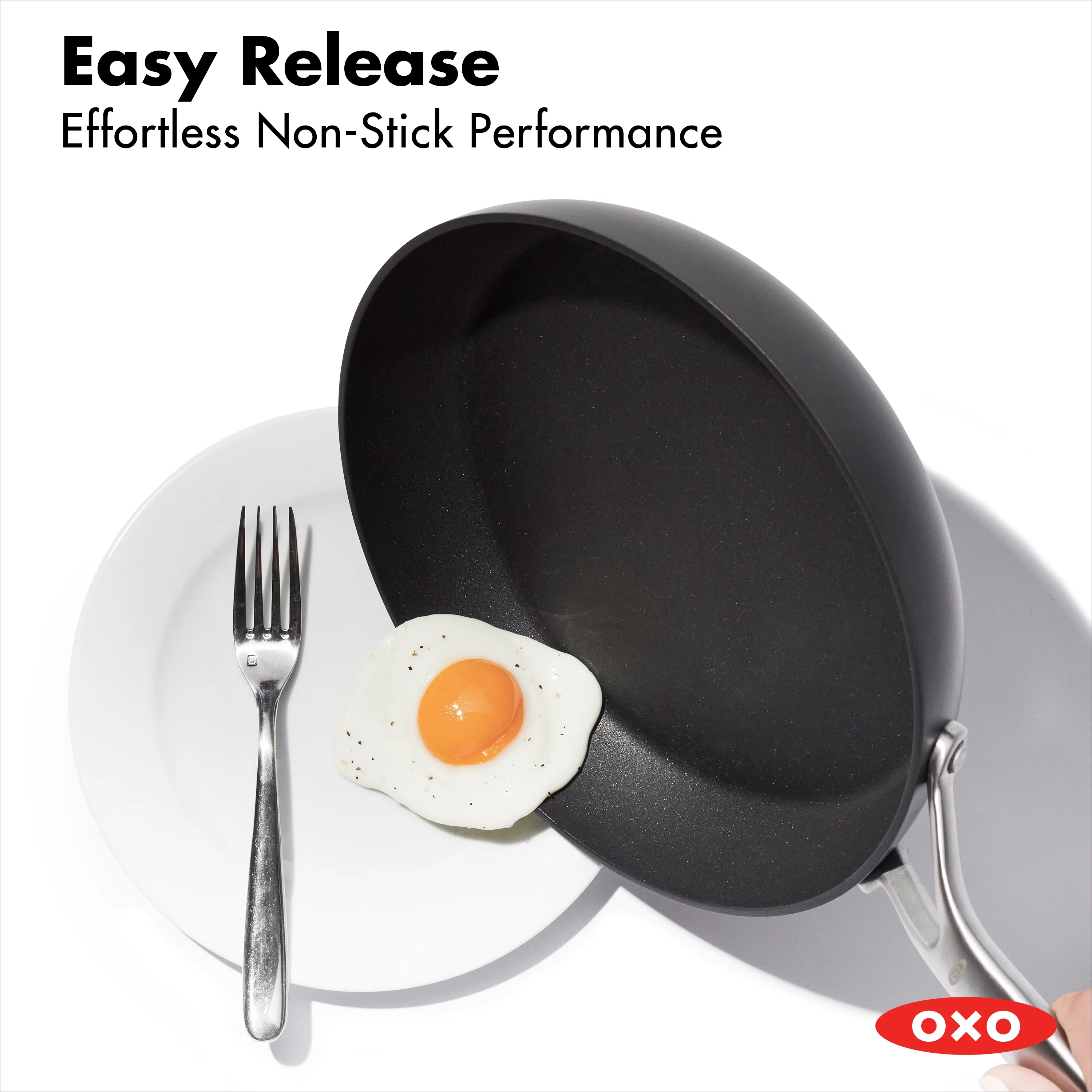 OXO Professional Hard Anodized PFAS-Free Nonstick, 10 Piece Cookware Set, Induction, Black