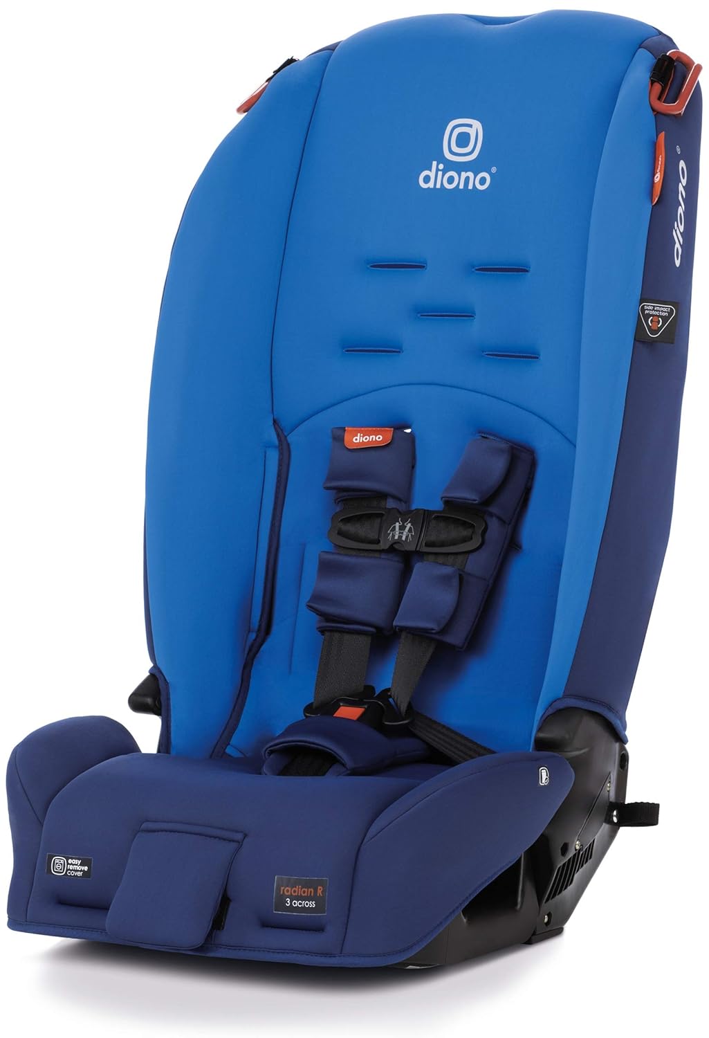 Diono Radian 3R, 3-in-1 Convertible Car Seat, Rear Facing & Forward Facing, 10 Years 1 Car Seat, Slim Fit 3 Across, Pink Blossom