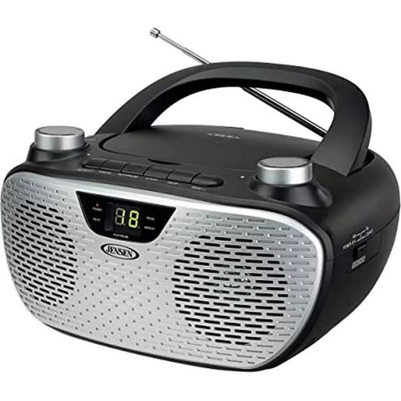 Boombox CD AM FM Stereo Radio with CD Player - Black - Curated Treasures Market