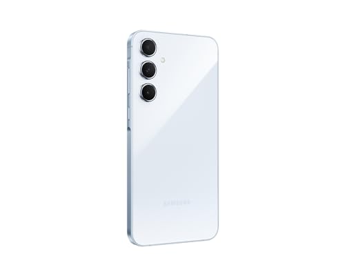 Samsung Galaxy A55 5G A556E 256GB Dual-SIM GSM Unlocked Android Smartphone (Latin Variant/US Compatible LTE) - Awesome Ice Blue