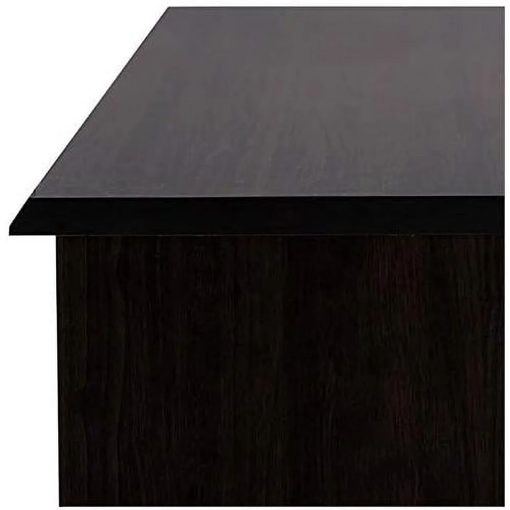 TV Stand Console Entertainment Center In Dark Brown
