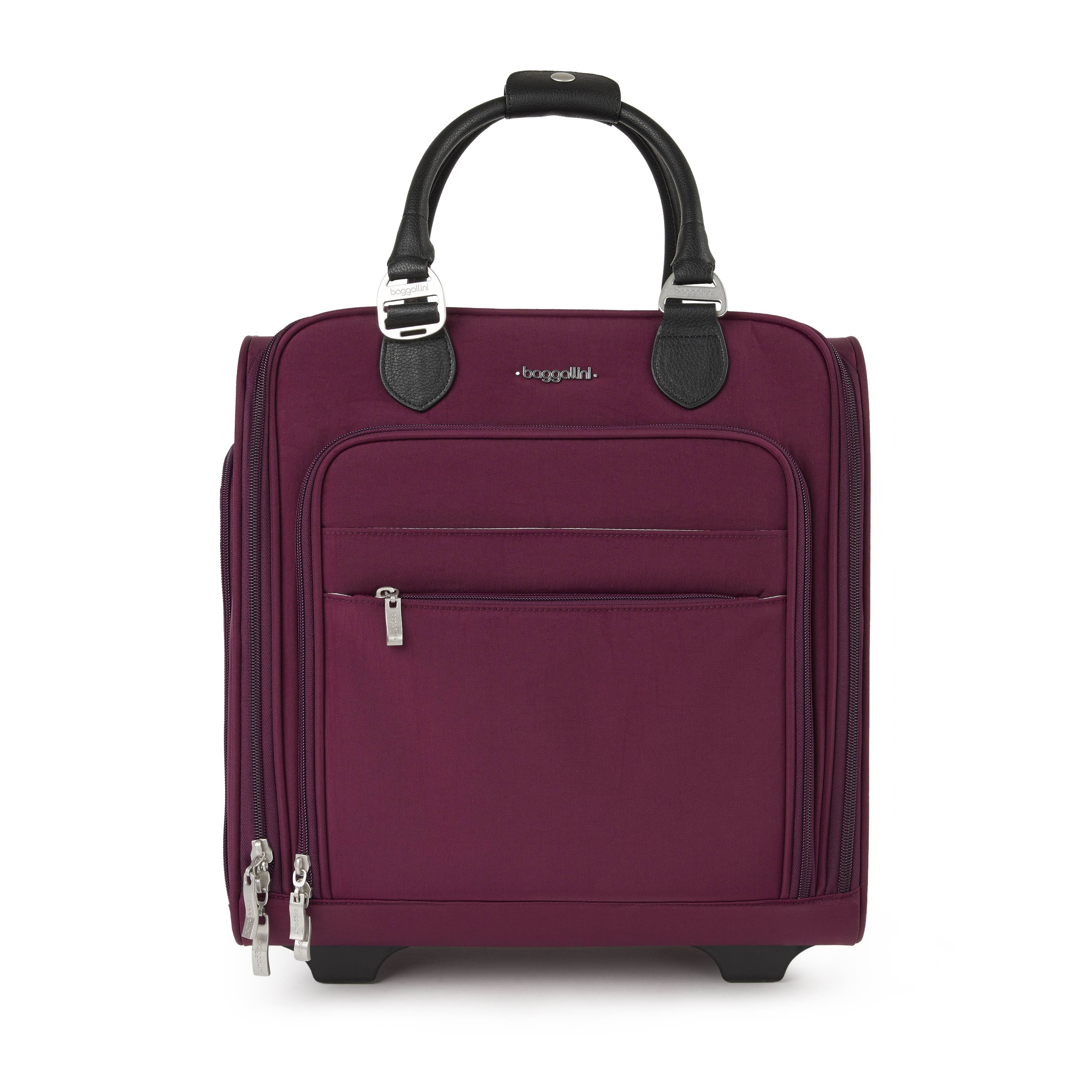 Baggallini 2 Wheel Under Seater Carry-On - Eggplant