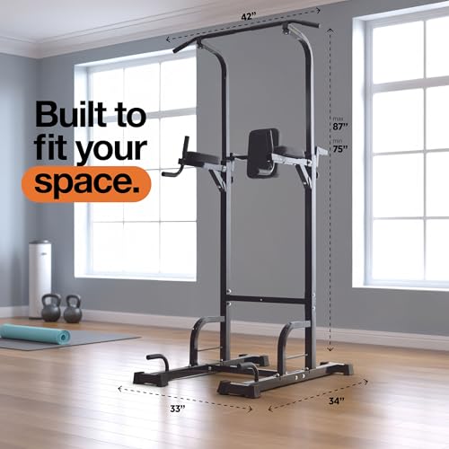 Pull Up Bar Free Standing - Power Tower, Multi-Functional Pullup Dip Station, Calisthenics Equipment Station For Home Gym - 440LBS Capacity