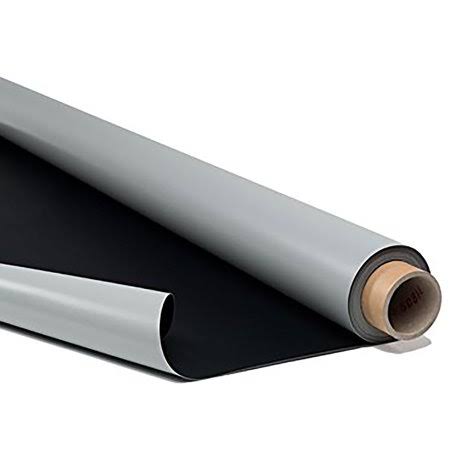 Greatmats Marley Dance Floor for Ballet Jazz Lyrical Dance Drill Team Competition Reversible Studio Flooring,10 ft Roll, Black/G