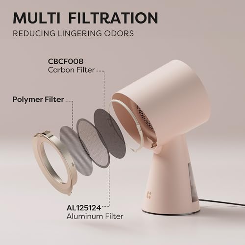 CIARRA Portable Range Hood, Desktop Range Hood with 2 Speed Exhaust Fan, Detachable Aluminum Filter, Large Oil Collection Cup