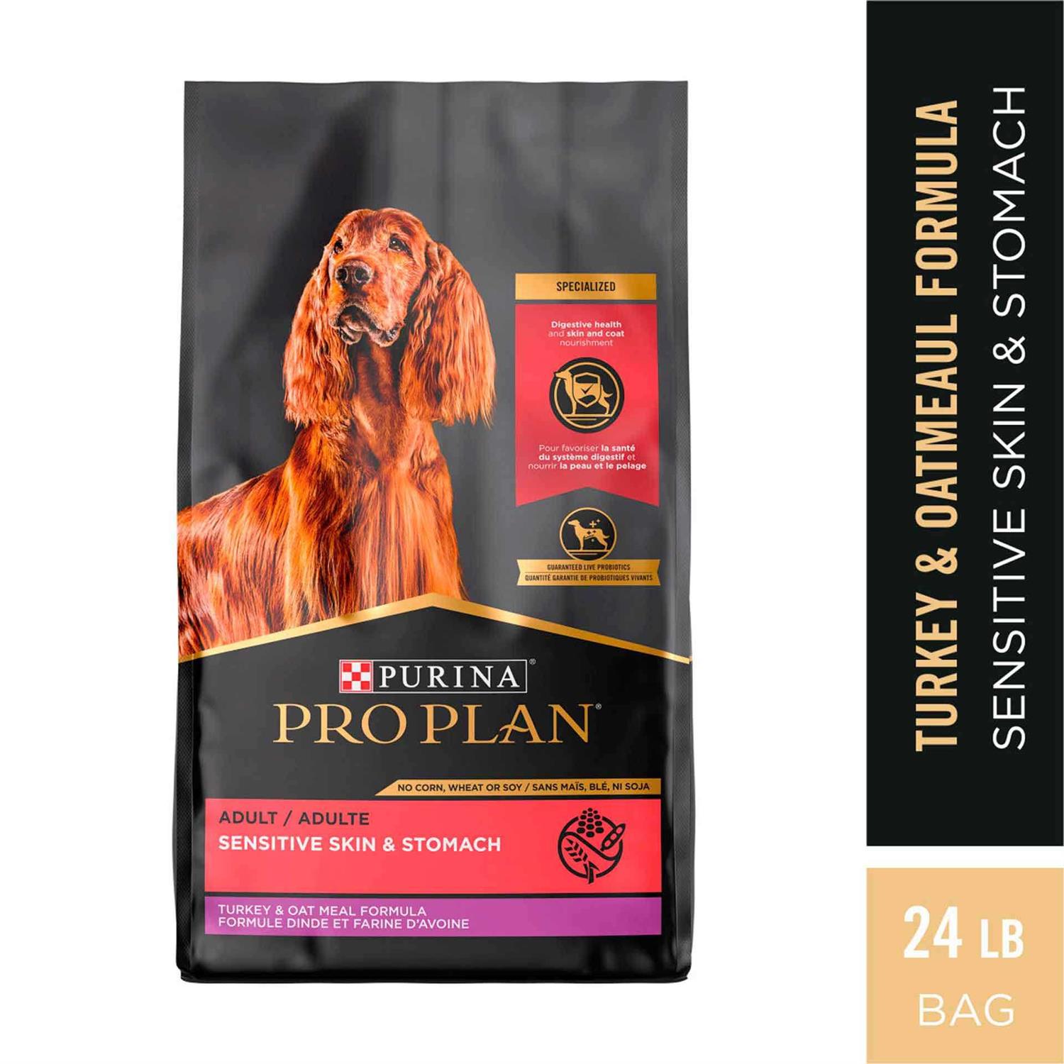 Purina Pro Plan Sensitive Skin &amp; Stomach Oat Meal Formula Dry Dog Food - Pet Supplies online store