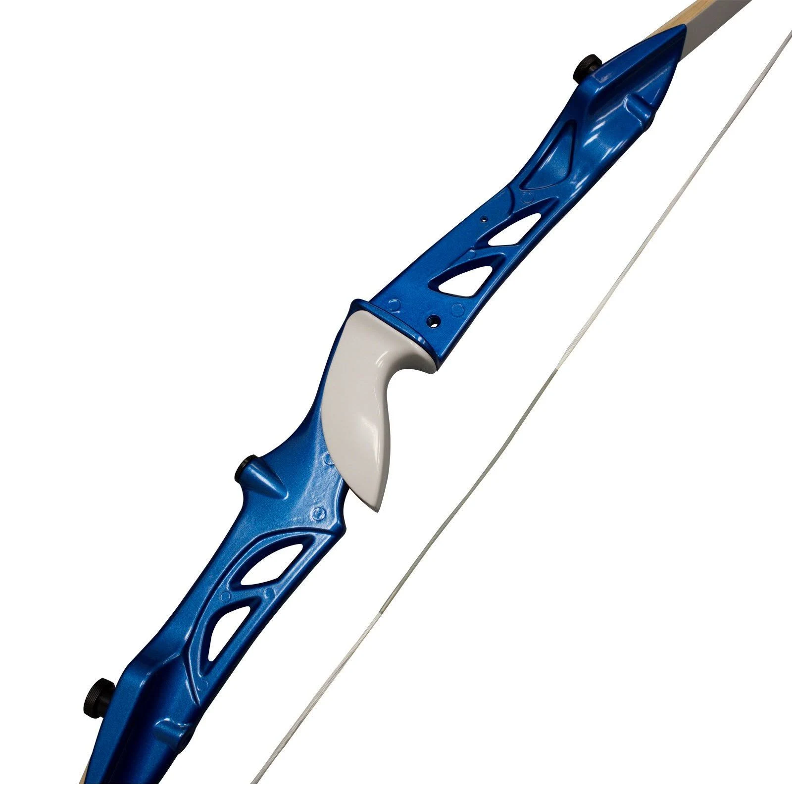 SAS Explorer Metal Riser Takedown Recurve Bow, Blue