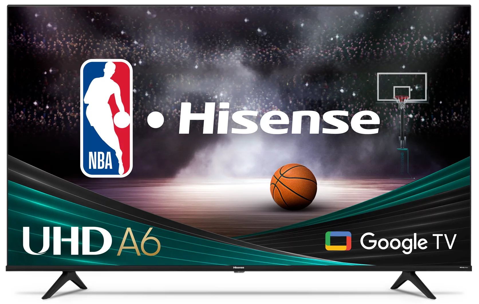 Restored Hisense 43" Class 4K UHD Google Smart TV HDR A6H Series 43A6H [Refurbished]