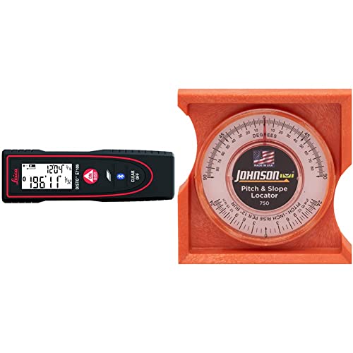Leica DISTO E7100i 200ft Laser Distance Measure with Bluetooth, Black/Red