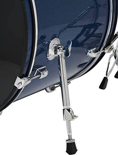 Pacific Drums Center Stage Complete Drumkit, 5 Drum Set, Iridescent Black Sparkle, 7x10, 8x12, 14x16 Floor, 16x22 Kick, 5x14 Snare (PDCE2215KTIB)