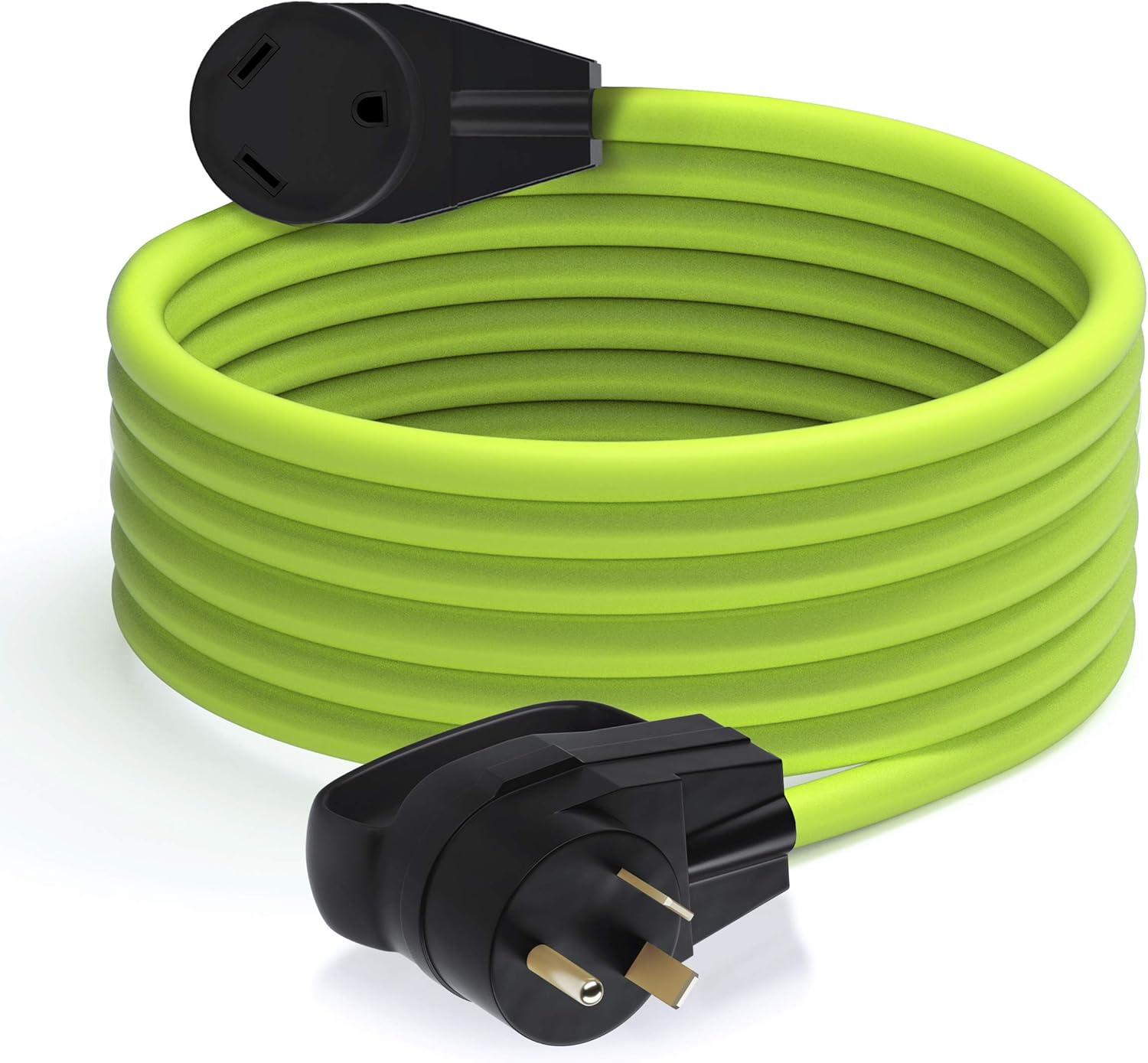 GearIT 3-Prong 30-Amp 30-Feet 250-Volt RV Extension Cord for RV Auto, NEMA TT-30P to TT-30R Camper Power Cord