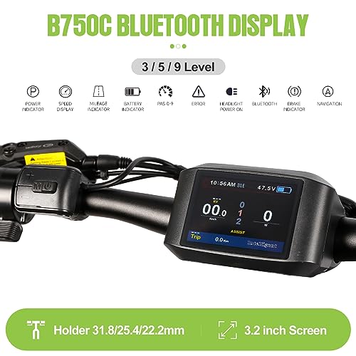 BAFANG BBS02B 36V/48V 500W Mid Drive Kit with Battery(Optional) 48V Ebike Motor with DIY LCD Display/Controller Electric Bikes Conversion kit for