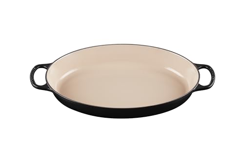 Le Creuset Enameled Cast Iron Signature Oval Baker, 3qt. Sea Salt