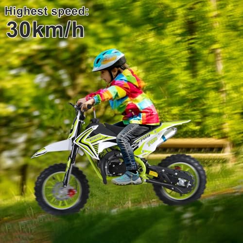 Honrane 50cc Dirt Bike for Kids, 2-Stroke Gas Power Motocross Bike, Off Road Mini Dirt Bike, Cool Appearance Kids Dirt Bike, Gas Motorcycle