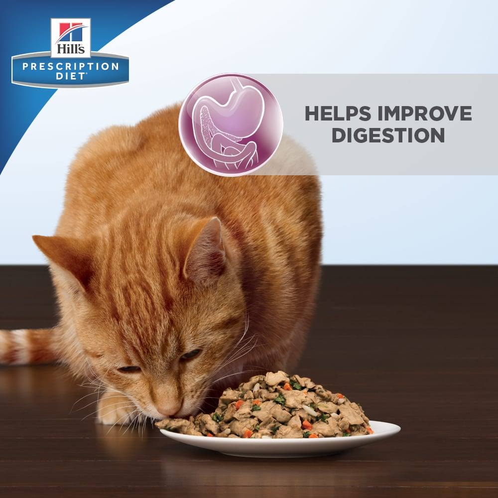 Hill&s Prescription Diet i/d Gastrointestinal Health Dry Cat Food, Chicken - 8.5 lb bag
