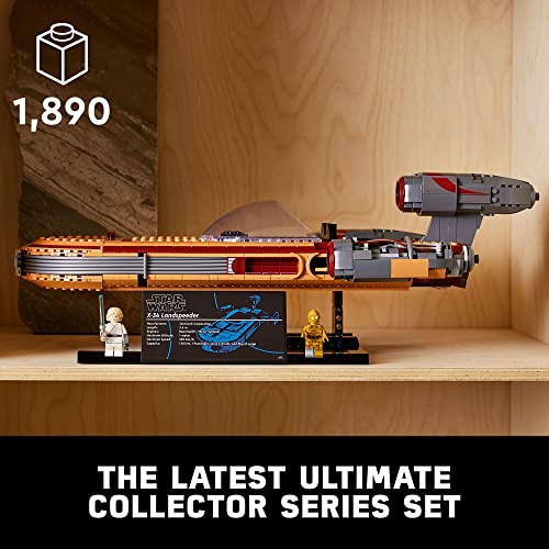 LEGO Star Wars Luke Skywalker's Landspeeder 75341, Ultimate Collector Series Star Wars Building Kit for Adults