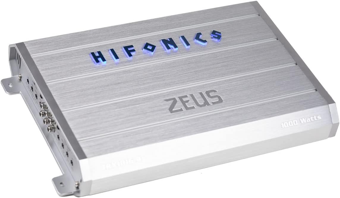 Hifonics ZRX1016.4 Zeus Car Audio Amplifier, 4-Channel 1000-Watt