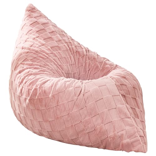 Hobestluk 3 in 1 Bean Bag Chair Giant Bean Bag Chairs Convertible Bean Bag Floor Cushion with Machine Washable Cover