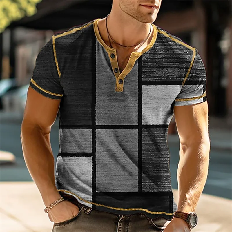 Benjamin | Color Block Patchwork Shirt