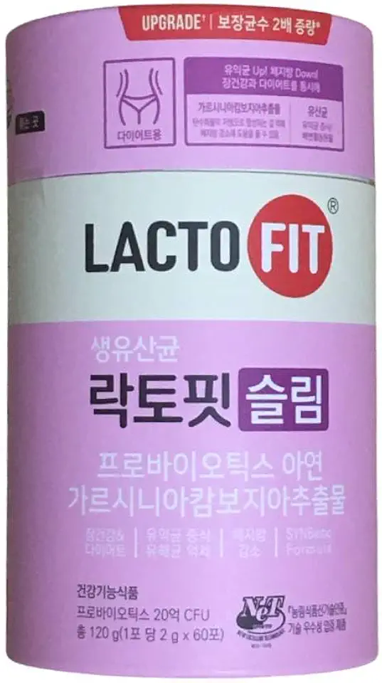 KOREAC_ Lacto-Fit Probiotics Slim 2 Billion CFU 2g X 60 Stick Packets - Kansas Nuitrition - HNZSDS