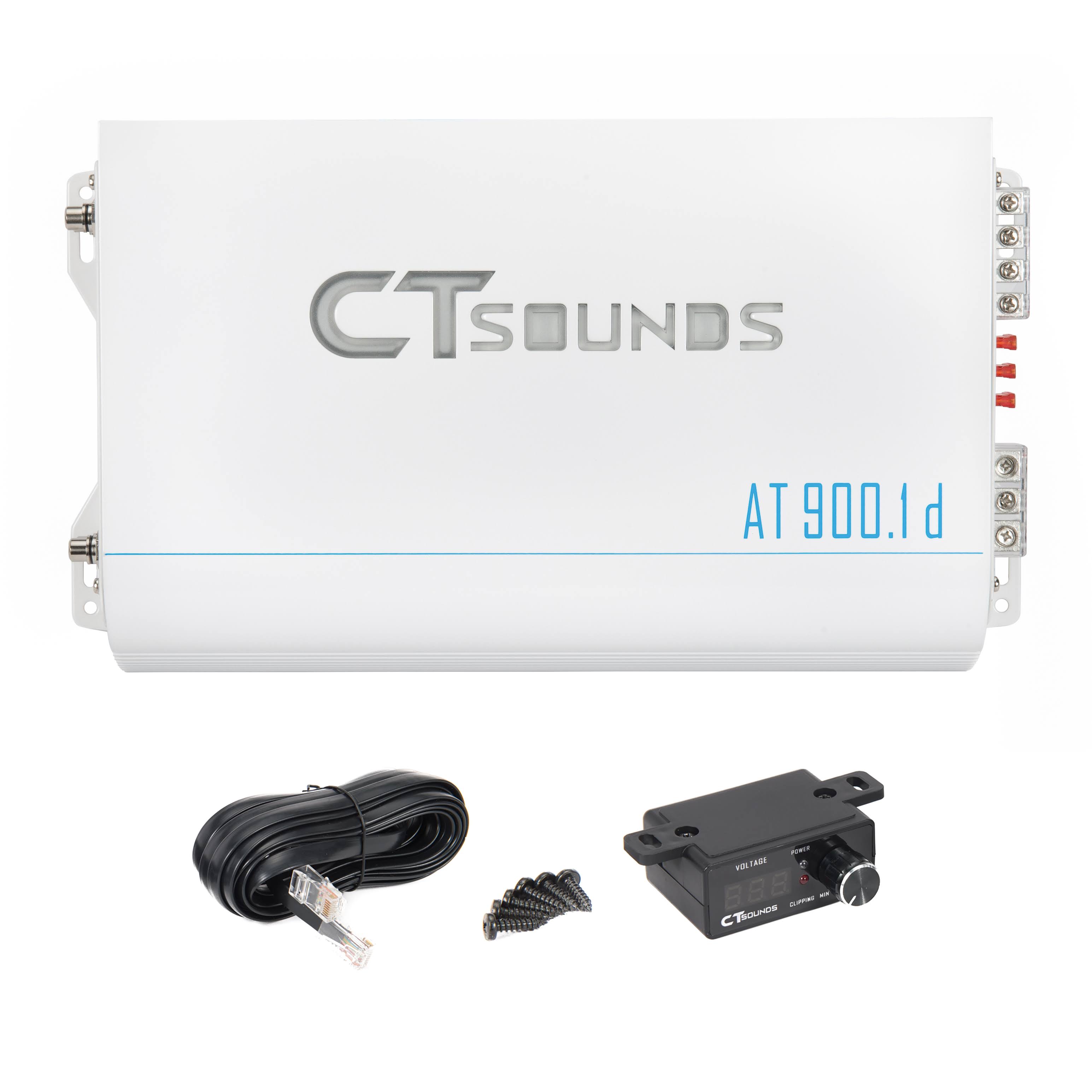 ct Sounds AT-900.1 Class D Monoblock Car Amplifier