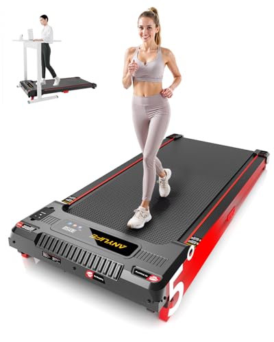 Walking Pad Treadmill, Anylife Incline Walking Pads Under Desk 330lb Capacity, 2.5HP Portable Treadmills for Home