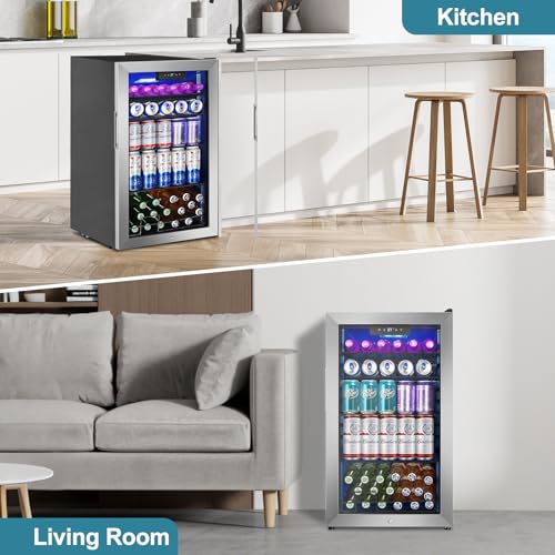 Cigar Electric Humidor, 35L 250 Counts Large Capacity Thermostatic Electric Cigar Cooler Cabinet with Digital LED Screen, Safety Lock