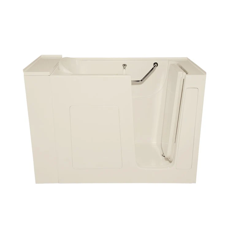 Whirlpool Tub Designer Collection Walk-in 52 x 30 x 40 Inch Walk-In Left Hand Drain Almond